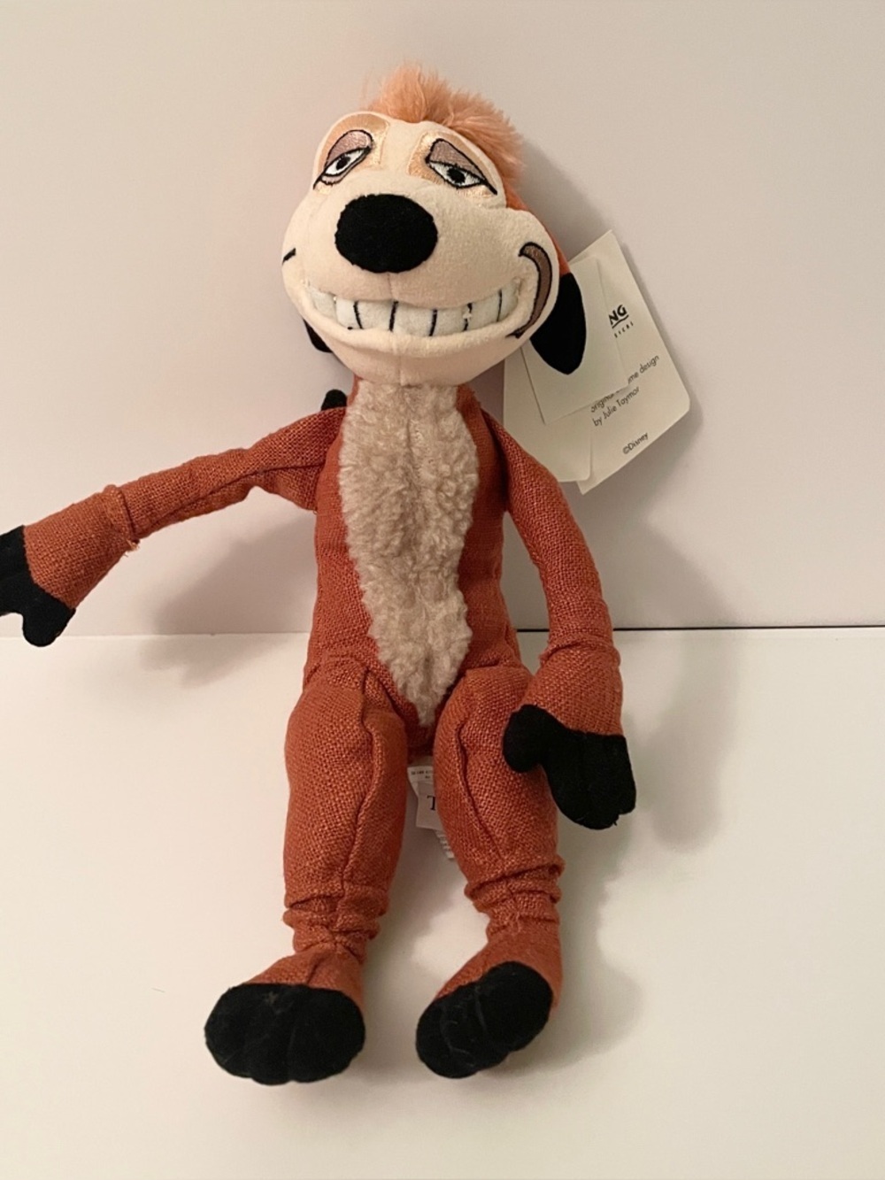 Disney The Lion King Broadway Musical Timon Bean Bag Plush 10” Julie Taymor